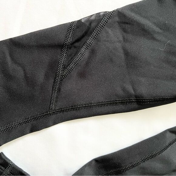 GK NWT cheer leggings mesh calf size adult small black - Picture 5 of 5